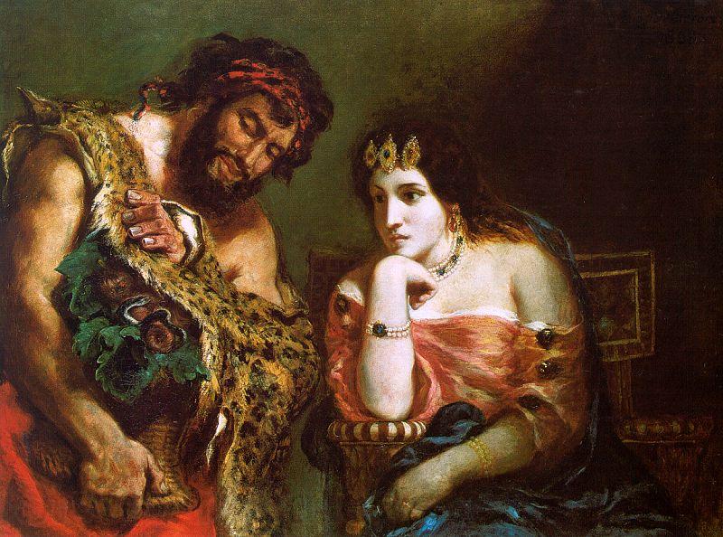 Eugene Delacroix Cleopatra and the Peasant